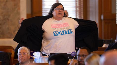 GOP-controlled Kansas Legislature overrides Democratic governor’s veto to enact sweeping anti-transgender bathroom bill.